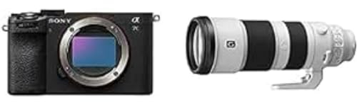 Sony Alpha 7CII di Sony | Fotocamera mirrorless full-frame (compatta, 33 MP, autofocus in tempo reale, 10 fps, video in 4K, display touch orientabile) + Lente SEL200600G (Nero)