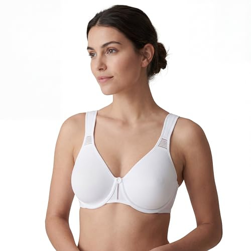 Selene, Sujetador Reductor para Mujer con Tirantes Anchos Comfort y Aro, Sin Relleno, Colección Lorea