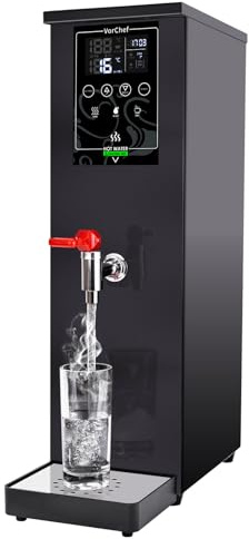 VorChef Caldaia per acqua commerciale elettrica elettrica per acqua calda riscaldamento automatico 2500W per tè caffè (M)