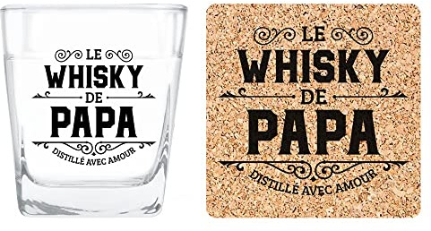 STC - Coffret Le Whisky DE Papa Verre Dessous LIÈGE