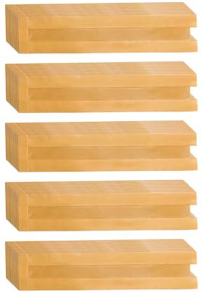 HOOLRZI 50 fundas amarillas para pan, convenientes bolsas de almacenamiento, bolsas de papel, bolsa profesional para pan francés, mantiene la calidad del pan