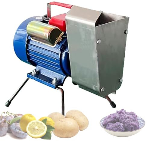 Quixnova Robuster Kartoffelstampfer aus Edelstahl – Elektrischer Kartoffelstampfer für müheloses Stampfen – Gemüse- und Obststampfer – 20–30 kg/h Leistung, einfache Reinigung