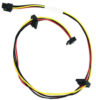 Woedpez Cable de alimentación de 3 puertos con múltiples puertos y conector de 4 pines para discos duros y discos duros