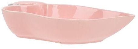Alipis Flamingo Ceramic Soup Bowl Cartoon Serving Bowl for Kitchen and Tea Time Color Glaze Porcelain Tableware