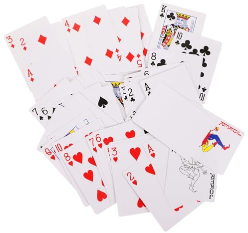 BESPORTBLE Blanko-pokerkarten Aus Papier Zum Bedrucken DIY-pokerspielset Für Party Und Familienunterhaltung Lern Und Notizkarten Mit Sublimationsdruck