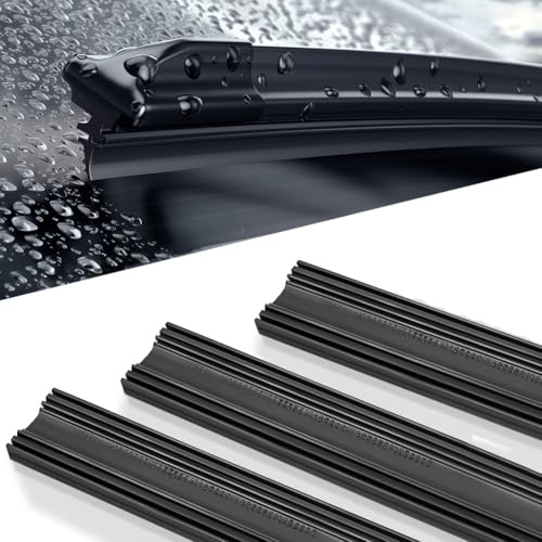6 Stück 700mm Scheibenwischer Gummi Universal Ersatzwischblätter Replacement Gummistreifen für Scheibenwischer, für Allen Scheibenwischern Wischergummi