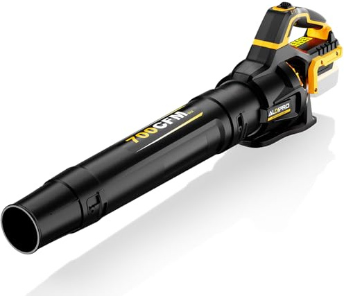 700 CFM Cordless Leaf Blower Compatible with DeWalt 20V Max Battery, 200 MPH Heavy-Duty Battery Powered Handheld Blower, Rugged Leaf Blower for Lawn Care, Yard Debris & Winter Snow (Bare Tool)