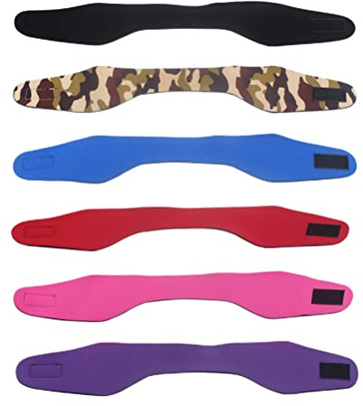 TOVINANNA Diademas Deportivas de Neopreno Transpirable para Mujer 6 Piezas, Protección para Oídos en Natación y Ducha, Talla Grande, Colores Surtidos para Fitness y Deportes Acuáticos