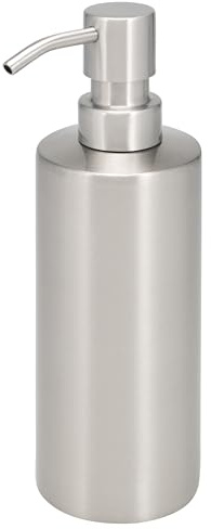 bremermann Bad-Serie Piazza - Seifenspender gerade, 350 ml (Edelstahl, matt)