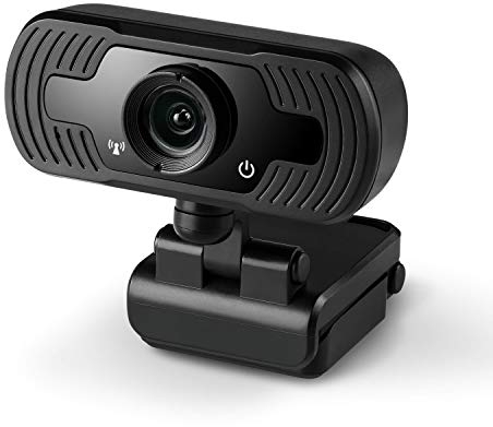 Webcam T250 - CSL Full-HD-Webcam, 1920x1080@30Hz, integriertes Mikrofon, Klemmhalterung, 100° Aufnahmewinkel, Videochat, Home Office, 1080p