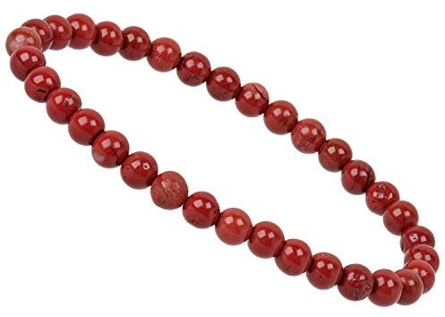 ELEDORO Edelsteinarmband für Damen 6 mm | ELEDORO, kleine deutsche Schmuckmarke: handgefertigtes 6-mm-Edelsteinarmband für Yoga, Meditation und Achtsamkeit