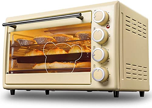 Multifunctional Automatic Electric Oven， Household 30L Large Capacity Intelligent Baking Retro Countertop Electric Oven Electric Microwave Oaven Useful