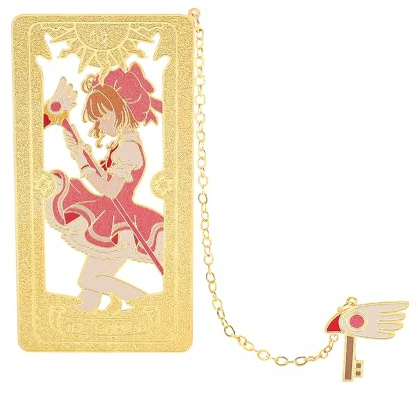 Anime Card Captor Sakura Lesezeichen, Cartoon-Dienstmädchen, Manga, Leselesezeichen für Frauen und Mädchen, Geschenk zum Geburtstag (Stil 2)
