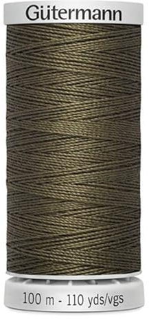 Gütermann Garn M782 Extra Stark Nähgarn Polyester 100m Nähmaschinengarn für alle stark beanspruchten Nähte (oliv)