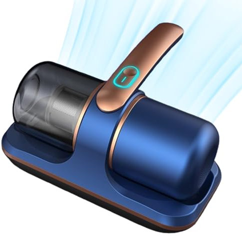 Sleepvac Isterilize, Sleep Handheld Vacuum By Isterilize, Sleepvac Uv Handheld, Puresleepy Pro Bed Vacuum, Pure Sleepy Vibrate 8,000 Times Per Minute (Blue Gold)