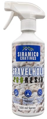 GRAVELHOLD ECO Resin | 500ml Trigger Spray | Waterbased Binder for Gravel Stones and Mulch on Pots, Borders, Patios & Garden Paths. Non Toxic & Pet Friendly (1)
