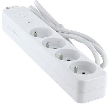 Bloc multiprise 4x16A + Interrupteur - 1,5m - Chacon