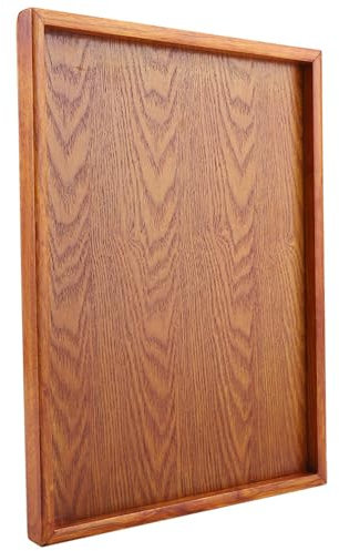 Sottovaso in legno leggero ed elegante, resistente, per casa, ufficio, , ristorante, sala da pranzo, anti-, come appaiono le foto (36 x 27 cm)