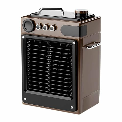 Aire acondicionado portátil y enfriador evaporativo con temporizador, batería de 4500 mAh, ideal para refrigeración de dormitorio y oficina