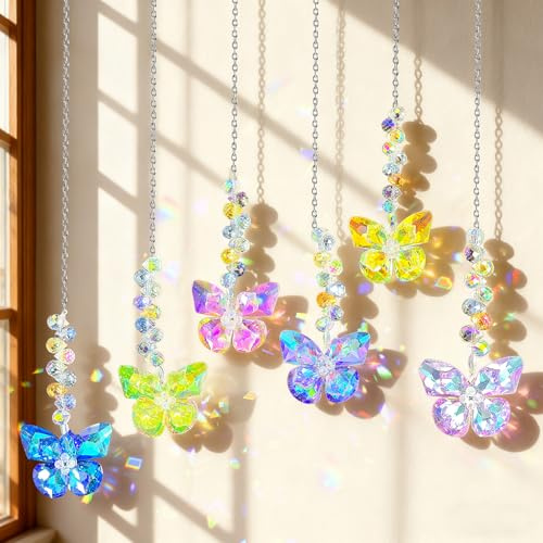 Solfångare, kristall, solfångare, hängande glas solfångare, hängande kristallprisma, hängande regnbåge prisma, fönsterhänge, solfångare, heminredning trädgård bröllop