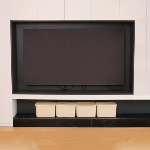 Staubschutz für Monitor, staubdicht, LCD-Bildschirm-Abdeckungen für PC, Desktop und TV, antistatische Computer-Display-Schutzhülle für Heimbüro (24-29 Zoll, Schwarz)