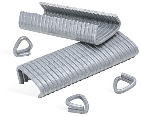 REGUR OK 33 alu-zink D-Drahtringe aus hochwertiger Aluminium-Zink Legierung - 450 Stück zur Befestigung von Gabionen, Steinkörben, Zäunen u.v.m.