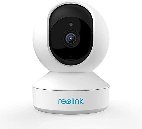 Reolink Indoor Camera 5MP, Baby Monitor, Pan Tilt Pet Camera, Person/Pet Tracking, Baby Crying Detection, 2.4/5GHz WiFi Home Security Camera with APP, 2-Way Audio, E1 Pro (Pack of 2)