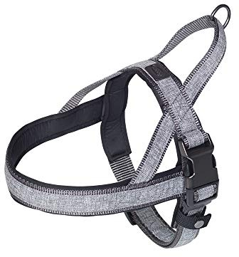 Nobby Norweger Geschirr Linen Deluxe, grau L: 50-64 cm + 42 cm, B: 25/35 mm, 1 Stück
