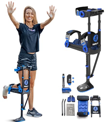 iWALKFree 3.0 Hands Free Crutch - Schmerzfreie Knie-Krücke - Alternative zu Krücken