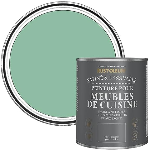 Rust-Oleum abwaschbare Küchenschrankfarbe in grün mit Seidenglanz Finish - Wanderlust 750ML