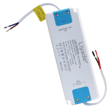 LED Netzteil 24V 60W, Ultra Dünn Driver 2.5A, Trafo 230V auf 24V, Transformator AC zu DC Schalt Niedervolttrafo, Treiber für Beleuchtungen, Birnen und Lichtstreifen