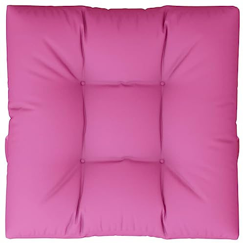 vidaXL Palettenkissen Rosa 80x80x12 cm Stoff
