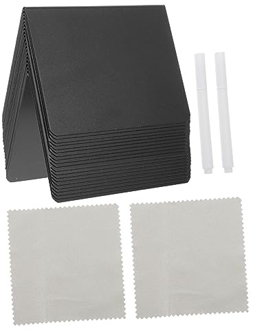 SHOWERORO Kleines Tisch-kreidetafelschild Löschbare Kreidetafel Aus Kunststoff Schreibtisch-kreidetafelschild Kleine Tafel Für Schreibtisch