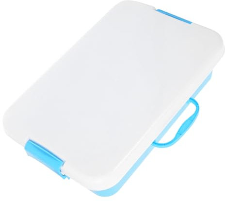 TOYANDONA Caja De Arena con Tapa Almacenamiento Portátil para Organizador De Juguetes