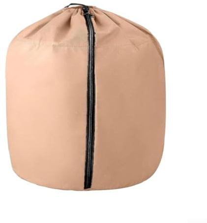 DAZZLEEX Housse de protection pour pots de fleurs, bouclier contre le gel pour temps froid, tissu Oxford isolé et couche de coton perlé pour petits arbustes (marron, 65 x 70 cm)