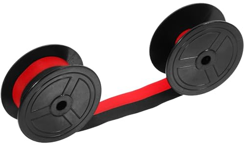 TOPBATHY Schreibmaschinen Farbband Doppelspule Schwarz rot Professionelles Ersatzband Kompatibel mit Stardp Modell Praktisches Leichtes und Tragbares Schreibmaschinenband