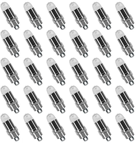 LIHAO 30x Mini LED-Ballons Lichter Wasserdicht Beleuchtung für Papierlaternen Lampions Warmweiß Hochzeit Party