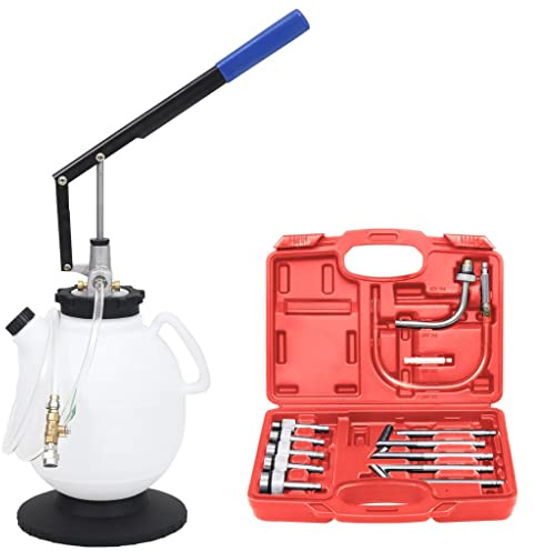 vidaXL Remplisseur de Liquide de Boîte de Vitesses Automatique Ensemble de Pompe de Liquide de Transmission Voiture Véhicule Atelier 7,5 L