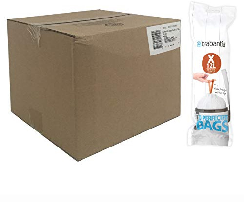 Brabantia Paquet de 12 sacs poubelles de 10-12 l, X