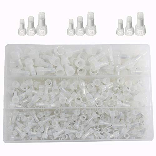 CEEYSEE 450 Stücke Kabel-Endverbinder 0.5-6.0mm² Vollisoliert Nylon Draht Crimpkappen CE geschlossene Steckverbinder (DCEZ)