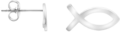 SOFIA MILANI - Damen Ohrringe 925 Silber - Ohrstecker als Fisch - 20757