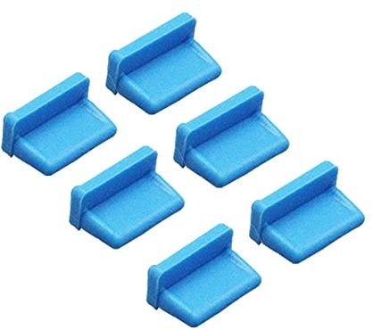 20 Pcs USB Port Covers Cap Anti Dust Plugs, Silicone USB Cap Port Stopper Protector,Detachable Anti Dust Cover Protector Plugs Cap,Compatible Devices with Usb2.0/3.0 Interface(Blue)