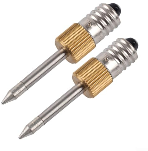 RANRAO Elektrische Lötkolbenspitzen, E10 Schnittstelle Lötkolben Spitzen Schweißspitzen USB Lötspitze Set B C K Typ, Löten Messingspitze zum Schweißen (Tip-B), 1511204572