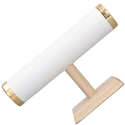 Soporte para Exhibición de Joyería, Organizador de Pulseras, Collares, Relojes y Accesorios para el Cabello, Barra en T para Diademas y Coleteros