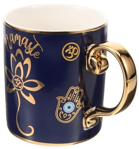 STOBAZA Mal De Ojo Taza De Café Turco Griego Árabe Taza De Café Con Leche Porcelana Taza De Café Espresso Servidor De Té Para Capuchino Leche Moca Cereal Vino Caliente Agua