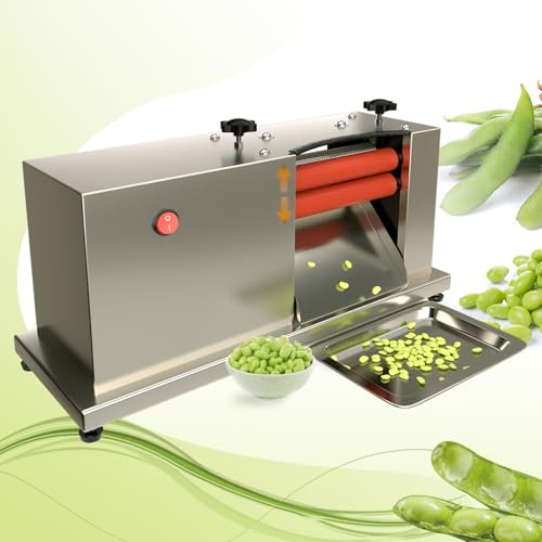 Macchina elettrica regolabile per piselli Sheller, Sgusciatrice semi automatica per fagioli, Peeler per piselli commerciali, Peeling per piselli domestici in acciaio inossidabile per cucina ristorante