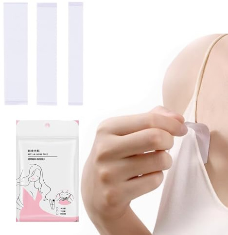 FENQURO 108 Piezas Cinta Doble Cara Ropa, Fashion Beauty Tape, para Cuerpo Cinta de Lencería, Doble Cara Cintas de Ropa, Vestido, Adhesivo Cinta Sujetador(12 x 85 mm / 18x 85 mm / 20 x 85 mm)