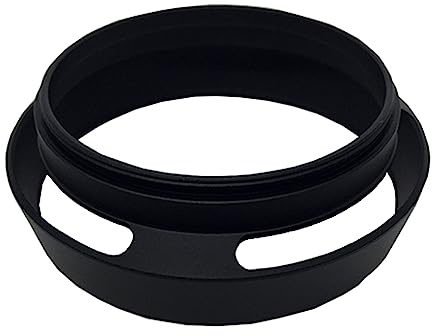 Pitadue Paraluce parasole in metallo ventilato per fotocamera, riduce la riflessione, 37 mm, 40,5 mm, 43 mm, 46 mm, 49 mm, 52 mm, avvitabile