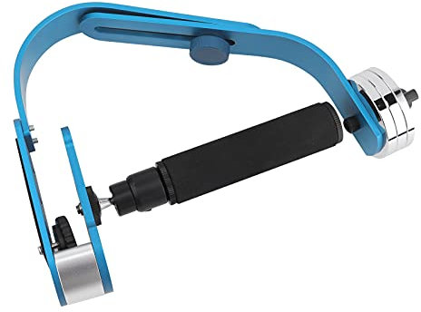 Qukaim UF-007S Stabilisateur d'appareil photo numérique portable en alliage d'aluminium pour appareil photo reflex numérique Accory, design portable, léger, idéal pour la prise de vue vidéo fluide