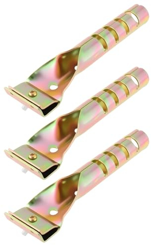 LT Easiyl Raschietto in acciaio al carbonio resistente per rimuovere vernice, colla, legno e ruggine, 3 pezzi (senza lama)